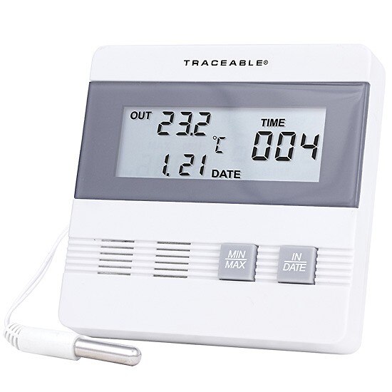 Wall/Room Thermometer Maximum-Minimum, NIST Traceable Certificate