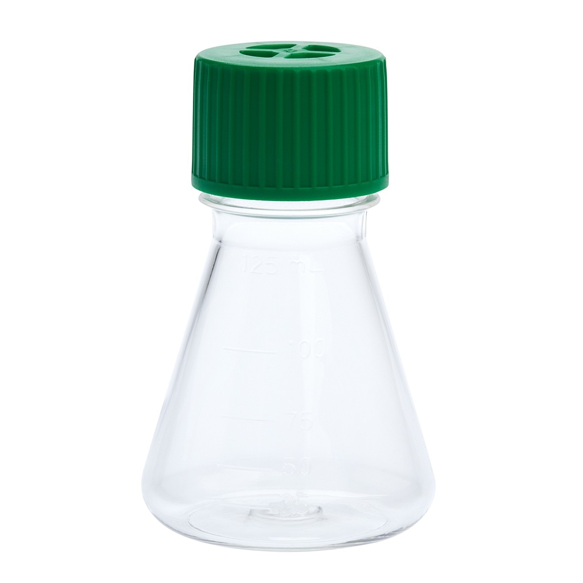 Erlenmeyer Flask, Vent & Solid Cap