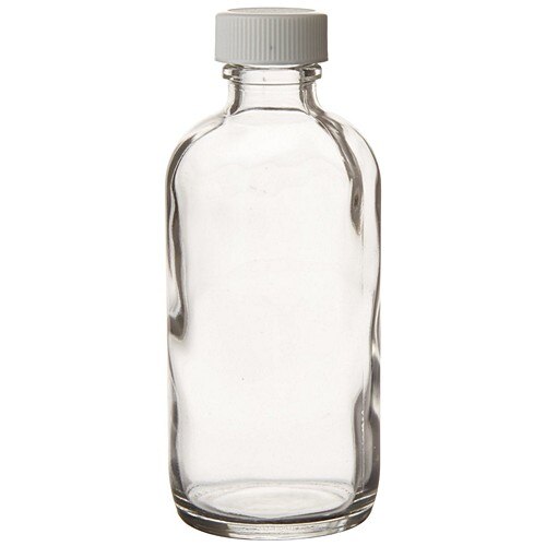 Clear Boston Round Glass Bottles - 32 oz