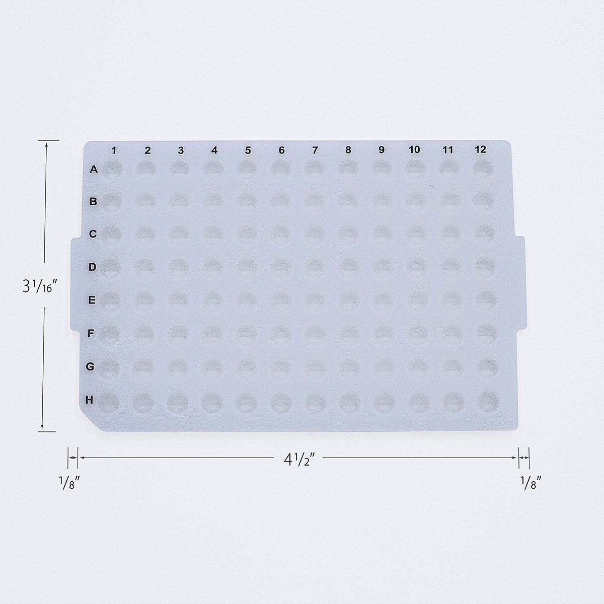 96 well Silicon mat (square wells) 50 mats