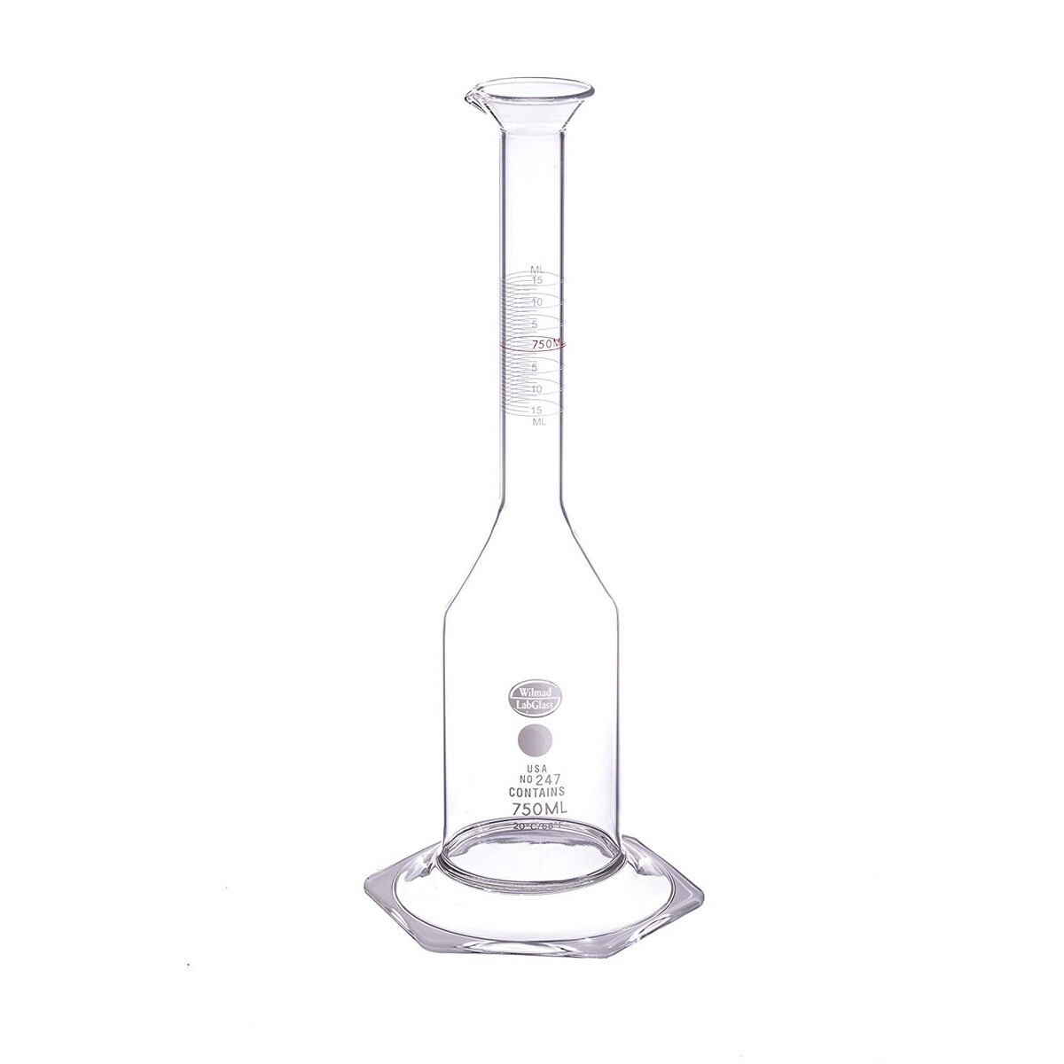 SP Wilmad-LabGlass Volumetric Flasks with Plastic Stopper, Class A, SP  Industries